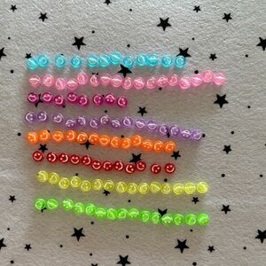 🩵🩷💛💚Colorful Smiley Multicolor Beads Bundle